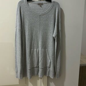 Lilla P light weight sweater with front pocket